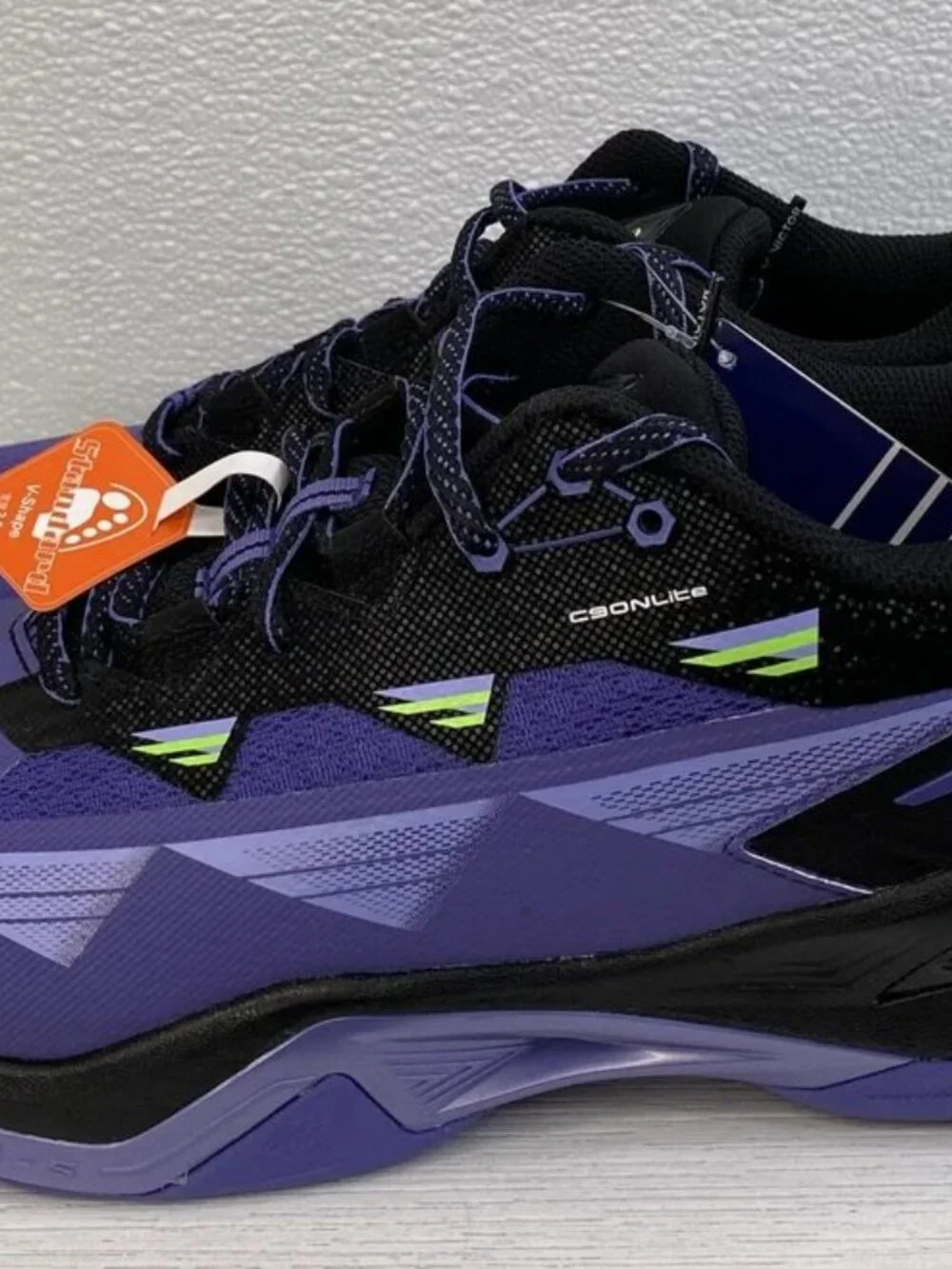 Victor C90NLite JC Unisex M9.5 W11 Black/Purple Double Mesh Badminton Sneakers